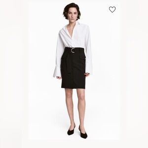 H&M Belted Pencil Skirt 2
